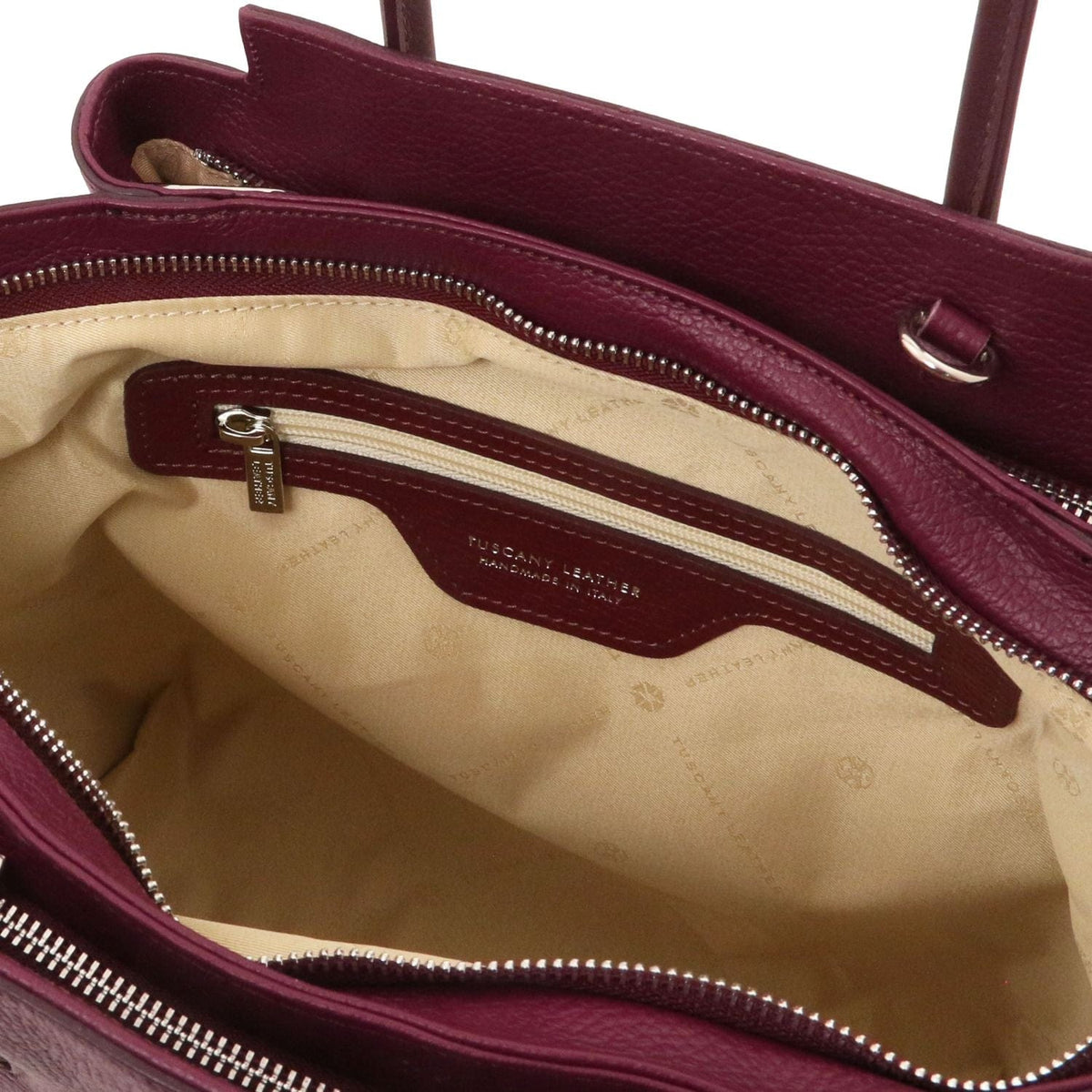 Leather handbags Tulipan - Italian leather handbag | TL141727 San Rocco Italia