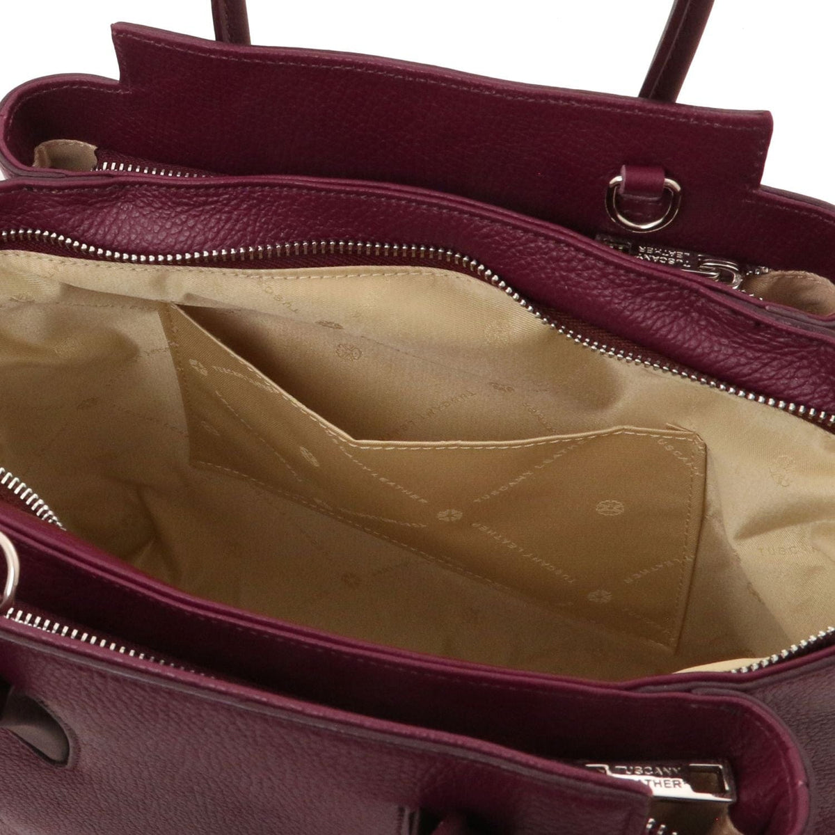 Leather handbags Tulipan - Italian leather handbag | TL141727 San Rocco Italia
