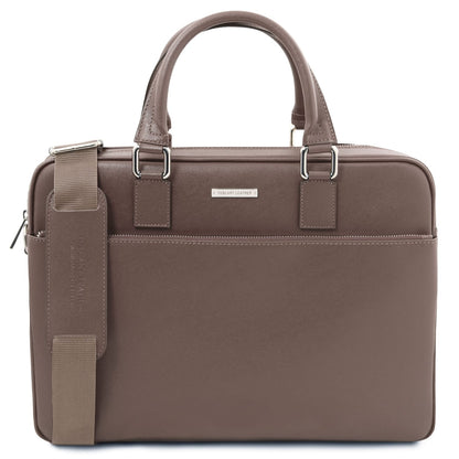 Torino - Cartella porta laptop in pelle Saffiano | TL142551