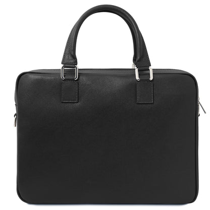 Torino - Cartella porta laptop in pelle Saffiano | TL142551