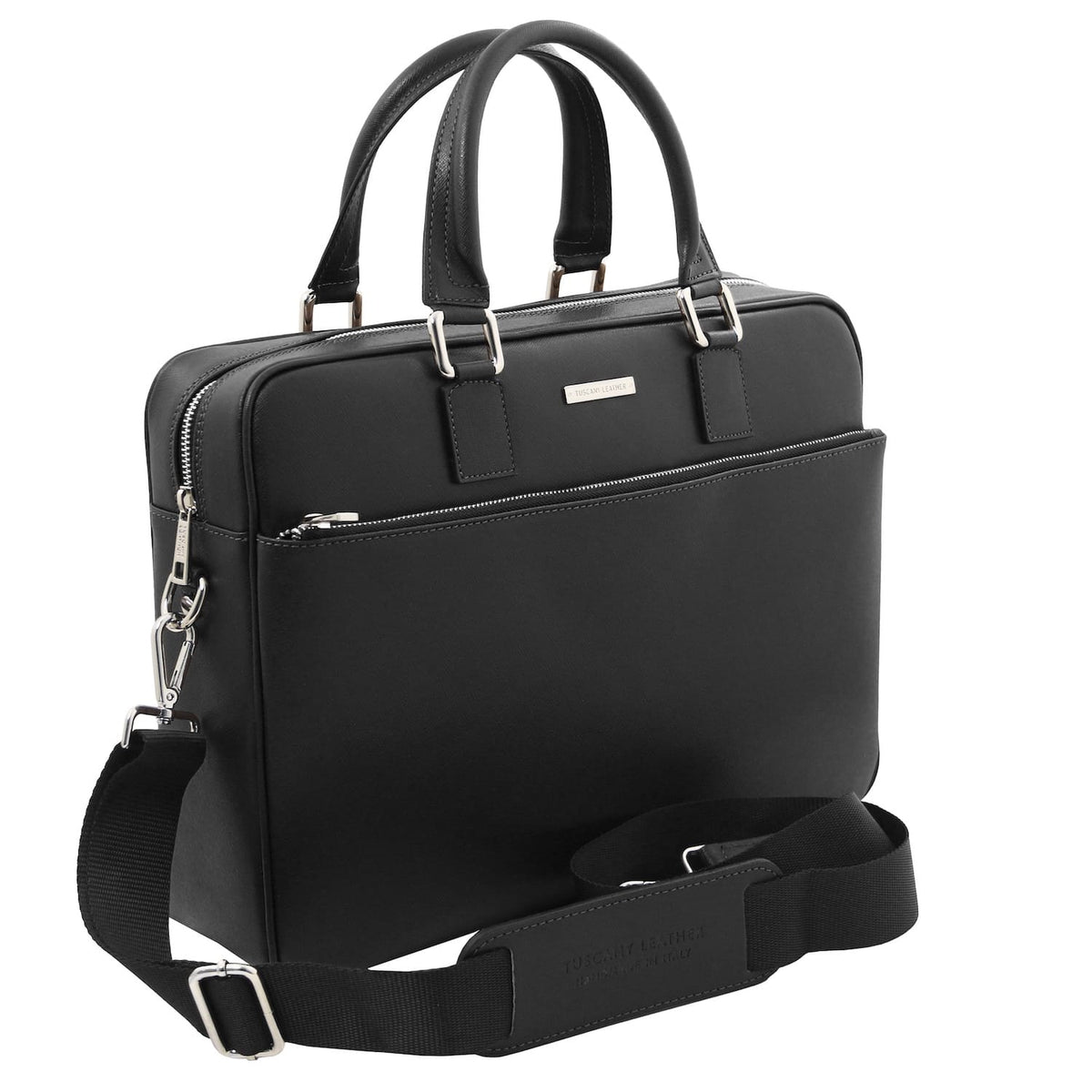 Torino - Cartella porta laptop in pelle Saffiano | TL142551