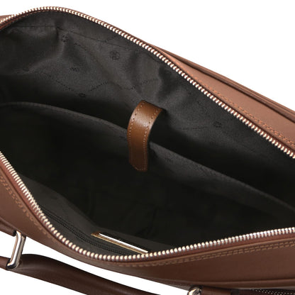 Torino - Cartella porta laptop in pelle Saffiano | TL142551