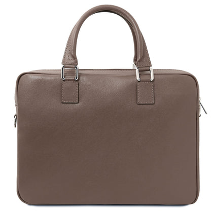 Torino - Cartella porta laptop in pelle Saffiano | TL142551