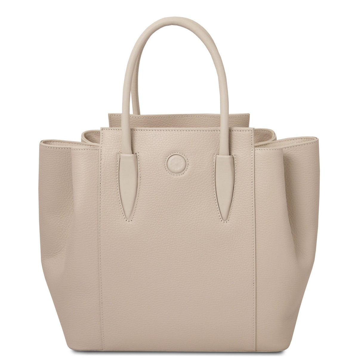 Leather handbags Beige Tulipan - Italian leather handbag | TL141727 San Rocco Italia