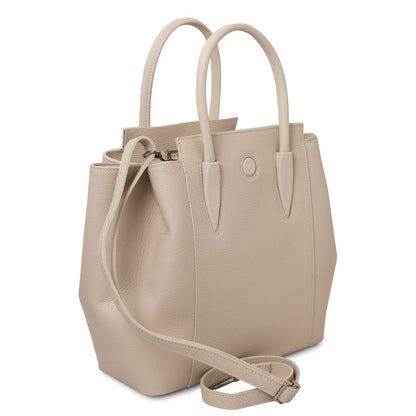 Leather handbags Tulipan - Italian leather handbag | TL141727 San Rocco Italia