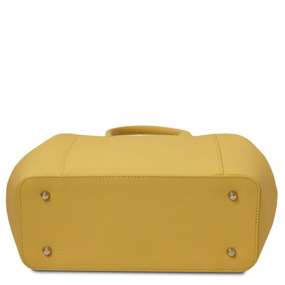 Leather handbags Tulipan - Italian leather handbag | TL141727 San Rocco Italia