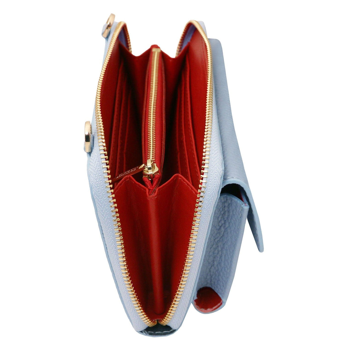 Bolsos de hombro de piel Urania - Leather phone wallet with strap | TL142433 San Rocco Italia