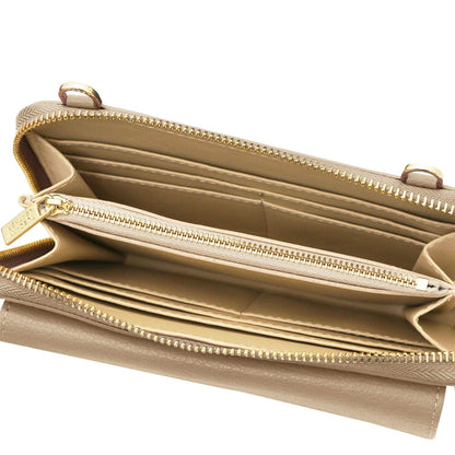 Bolsos de hombro de piel Urania - Leather phone wallet with strap | TL142433 San Rocco Italia