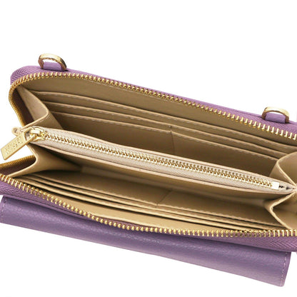 Bolsos de hombro de piel Urania - Leather phone wallet with strap | TL142433 San Rocco Italia