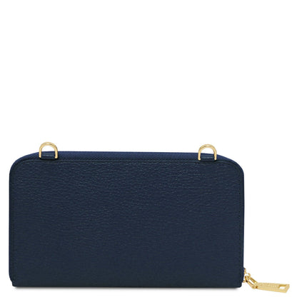 Bolsos de hombro de piel Urania - Leather phone wallet with strap | TL142433 San Rocco Italia