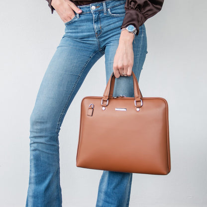 Verona - Saffiano leather business bag | TL142547