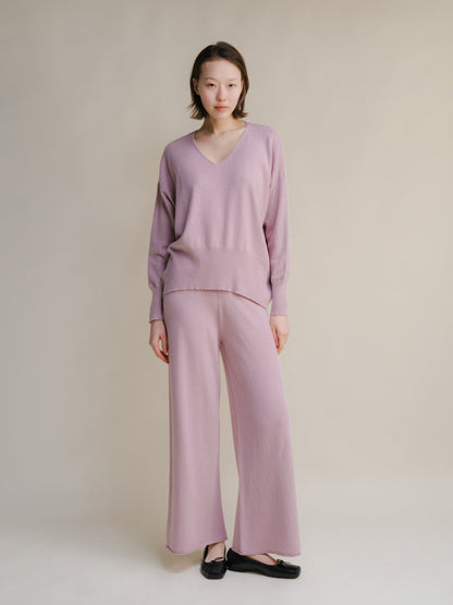 Knitwear Wool & Cashmere Mix Maxi V-Neck Sweater San Rocco Italia