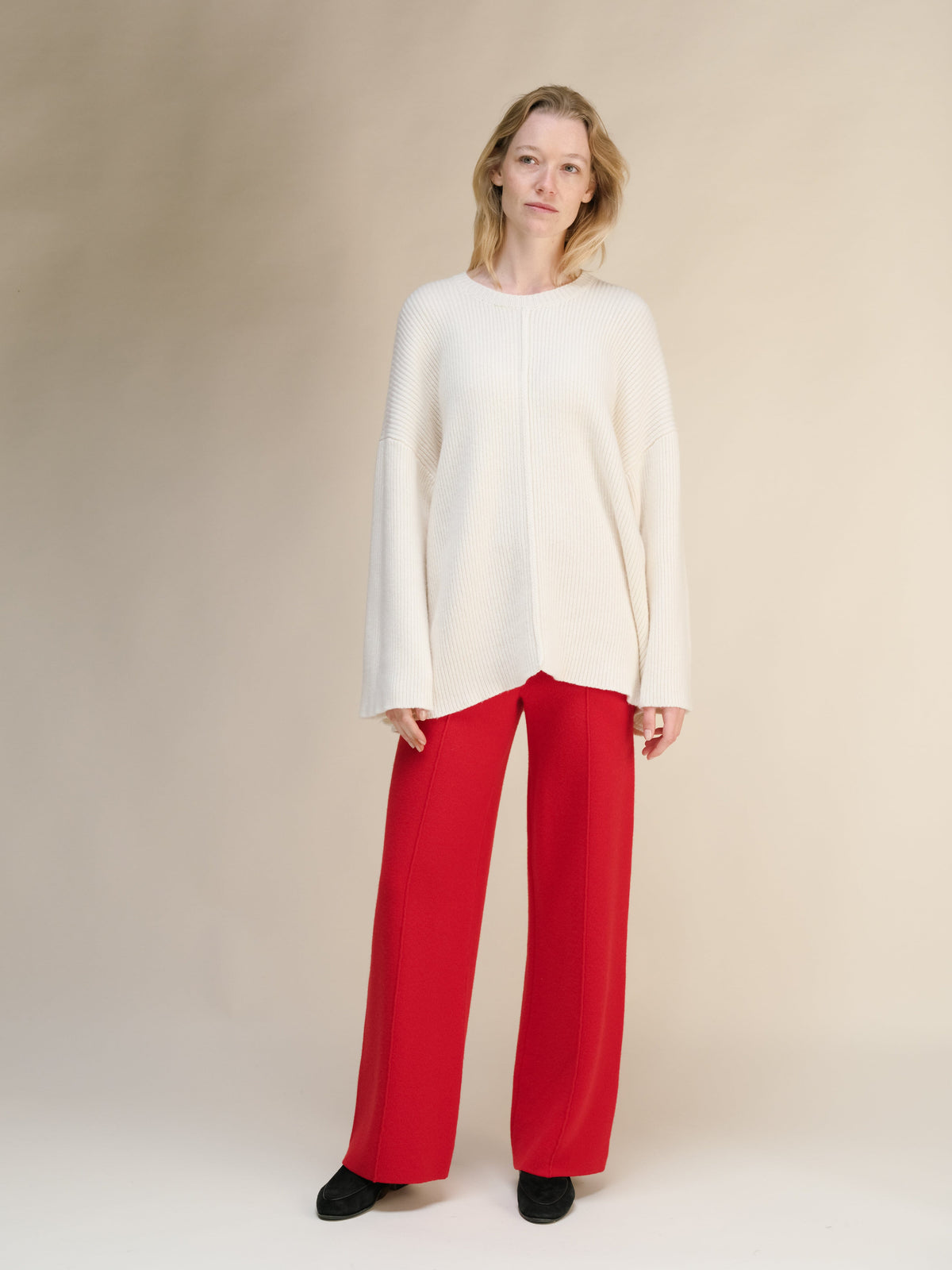 Maglieria Maglione-cappa oversize in misto lana e cashmere San Rocco Italia