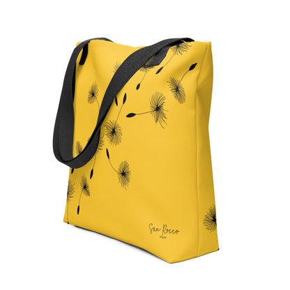 Accessori - Borse Borsa tote gialla con motivo a soffione San Rocco Italia