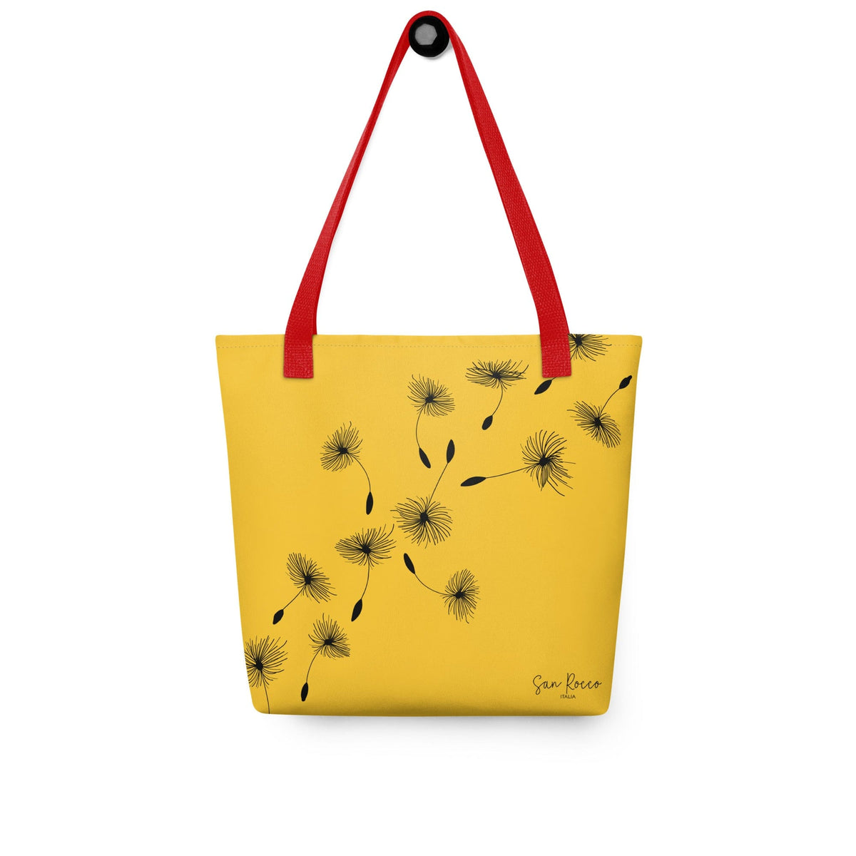 Accessori - Borse Borsa tote gialla con motivo a soffione San Rocco Italia