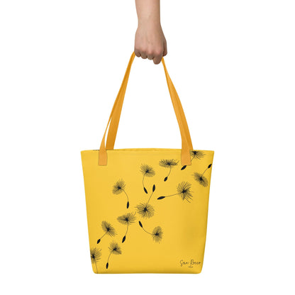 Accessori - Borse Borsa tote gialla con motivo a soffione San Rocco Italia