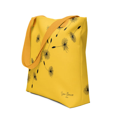 Accessori - Borse Borsa tote gialla con motivo a soffione San Rocco Italia