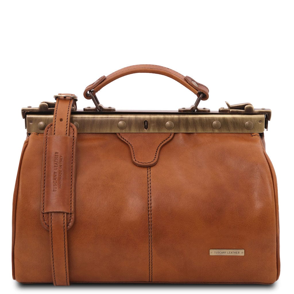 Arzttaschen Natur Michelangelo - Gladstone-Arzttasche aus Leder | TL10038 San Rocco Italia