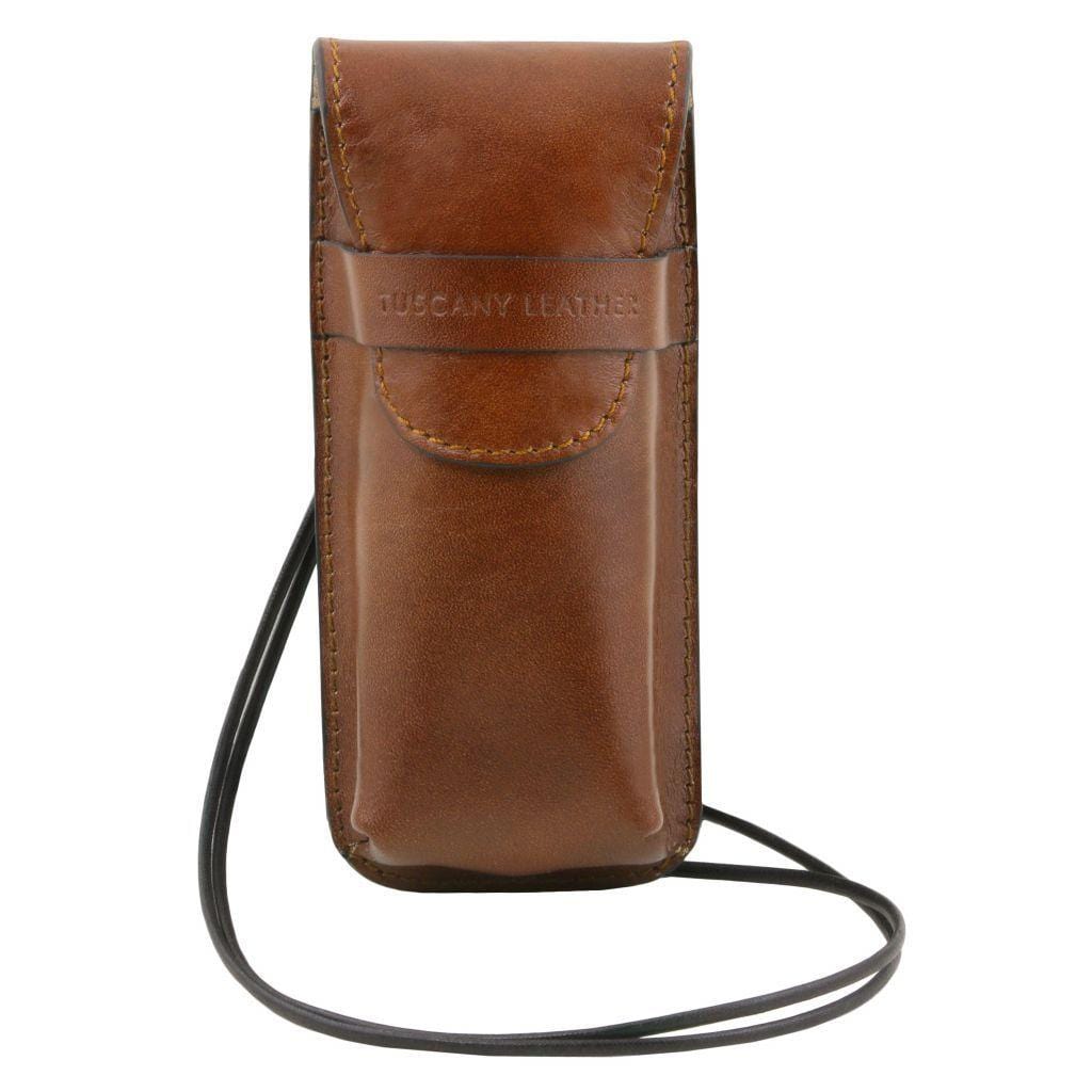 Accessoires loisirs en cuir Marron Support exclusif en cuir pour lunettes/smartphone/montre | TL141282 San Rocco Italia