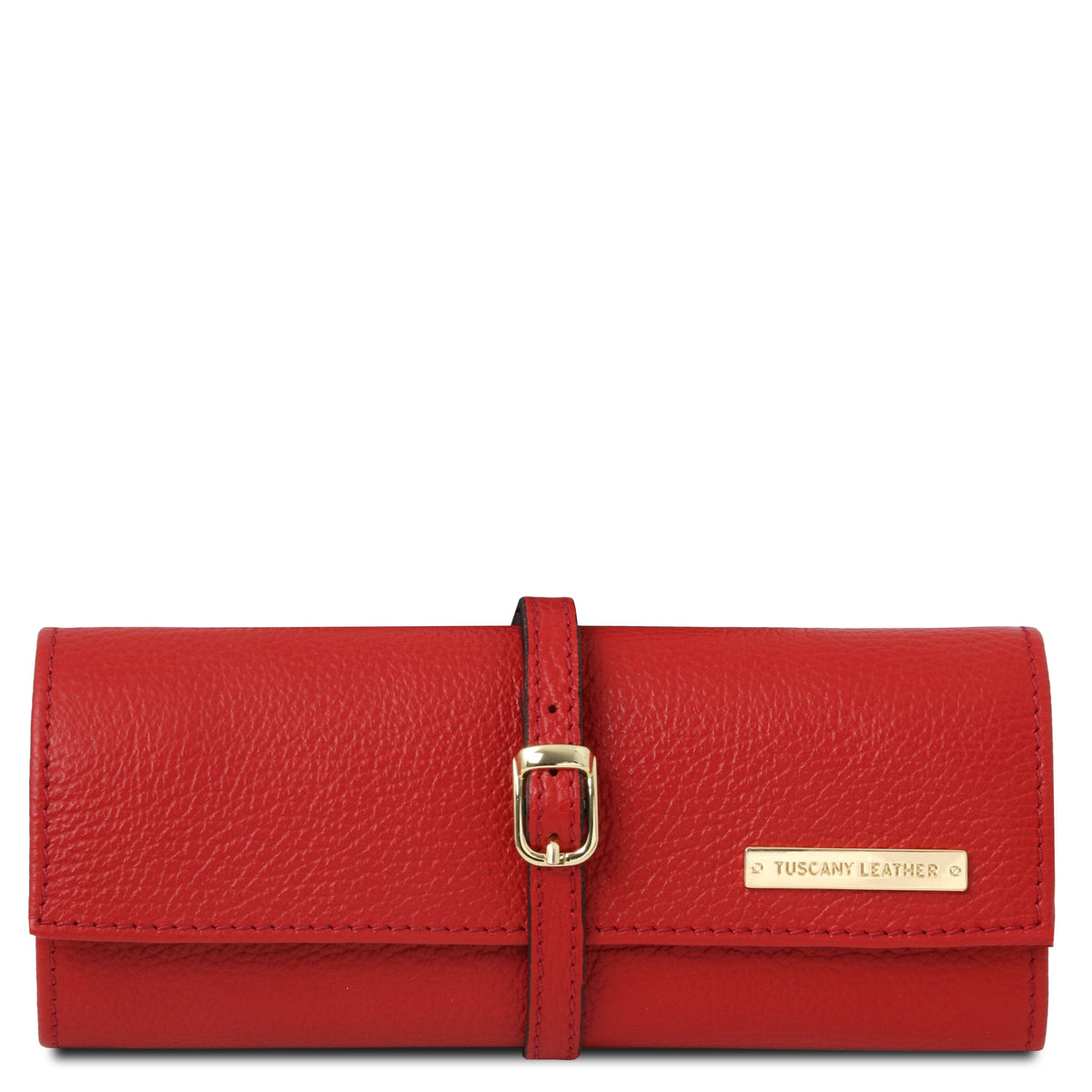 Accesorios de piel para mujer Rojo pintalabios Estuche para joyas de piel suave | TL142193 San Rocco Italia