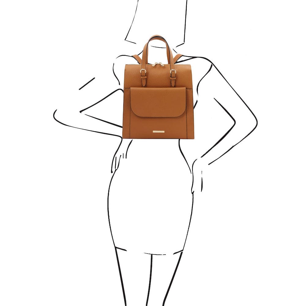 Mochilas de piel para mujer TL Bag - Mochila convertible de piel italiana | TL142211 San Rocco Italia