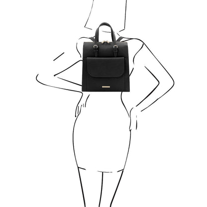 Mochilas de piel para mujer TL Bag - Mochila convertible de piel italiana | TL142211 San Rocco Italia