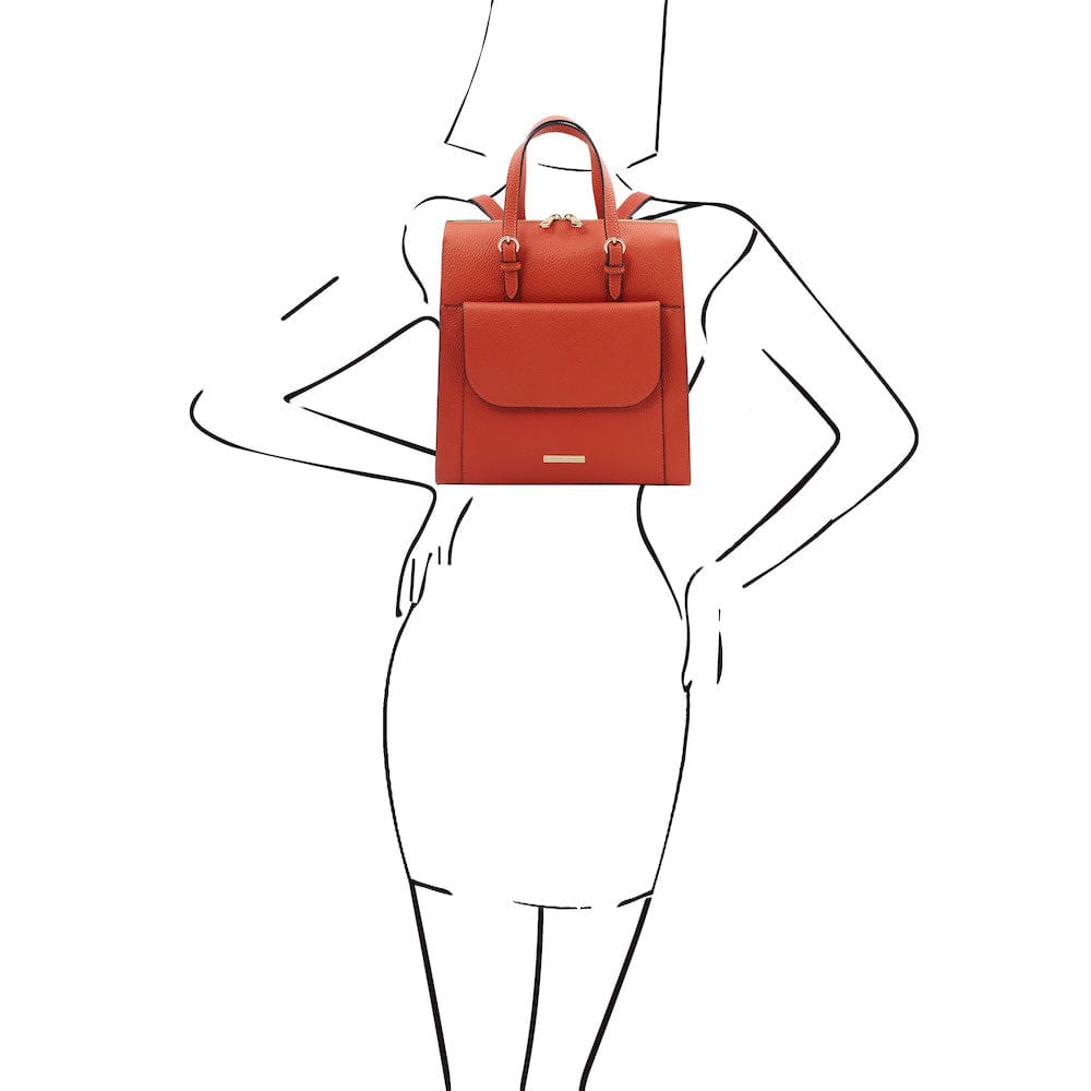 TL Bag - Mochila italiana de piel para mujer - Mochila/bolso de hombro convertible 2 en 1 | TL142211 - Mochilas premium de piel para mujer - Compra ahora en San Rocco Italia
