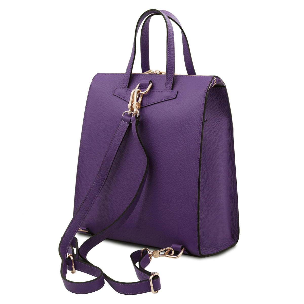 Mochilas de piel para mujer TL Bag - Mochila convertible de piel italiana | TL142211 San Rocco Italia