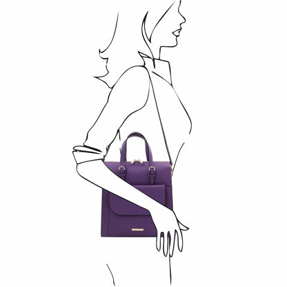 Mochilas de piel para mujer TL Bag - Mochila convertible de piel italiana | TL142211 San Rocco Italia