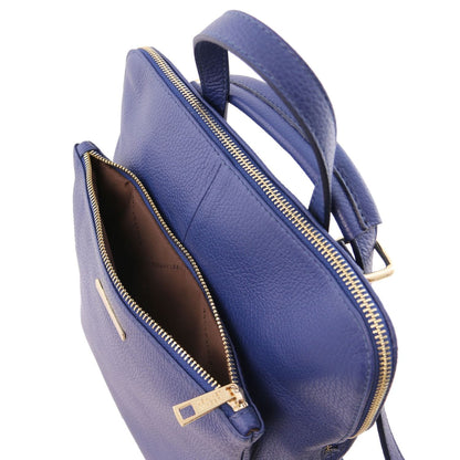 Leren damesrugzakken TL Bag - Damesrugzak van zacht leer - Converteerbare 2-in-1 rugzak/schoudertas | TL141682 San Rocco Italia