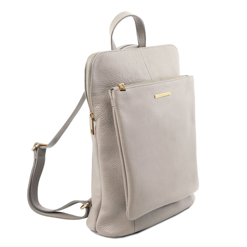 Leren damesrugzakken TL Bag - Damesrugzak van zacht leer - Converteerbare 2-in-1 rugzak/schoudertas | TL141682 San Rocco Italia