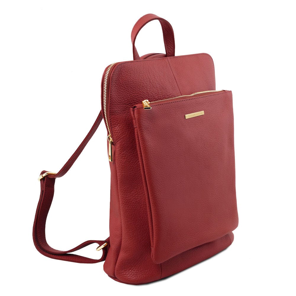 Leren damesrugzakken TL Bag - Damesrugzak van zacht leer - Converteerbare 2-in-1 rugzak/schoudertas | TL141682 San Rocco Italia