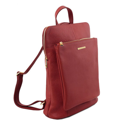 Leren damesrugzakken TL Bag - Damesrugzak van zacht leer - Converteerbare 2-in-1 rugzak/schoudertas | TL141682 San Rocco Italia