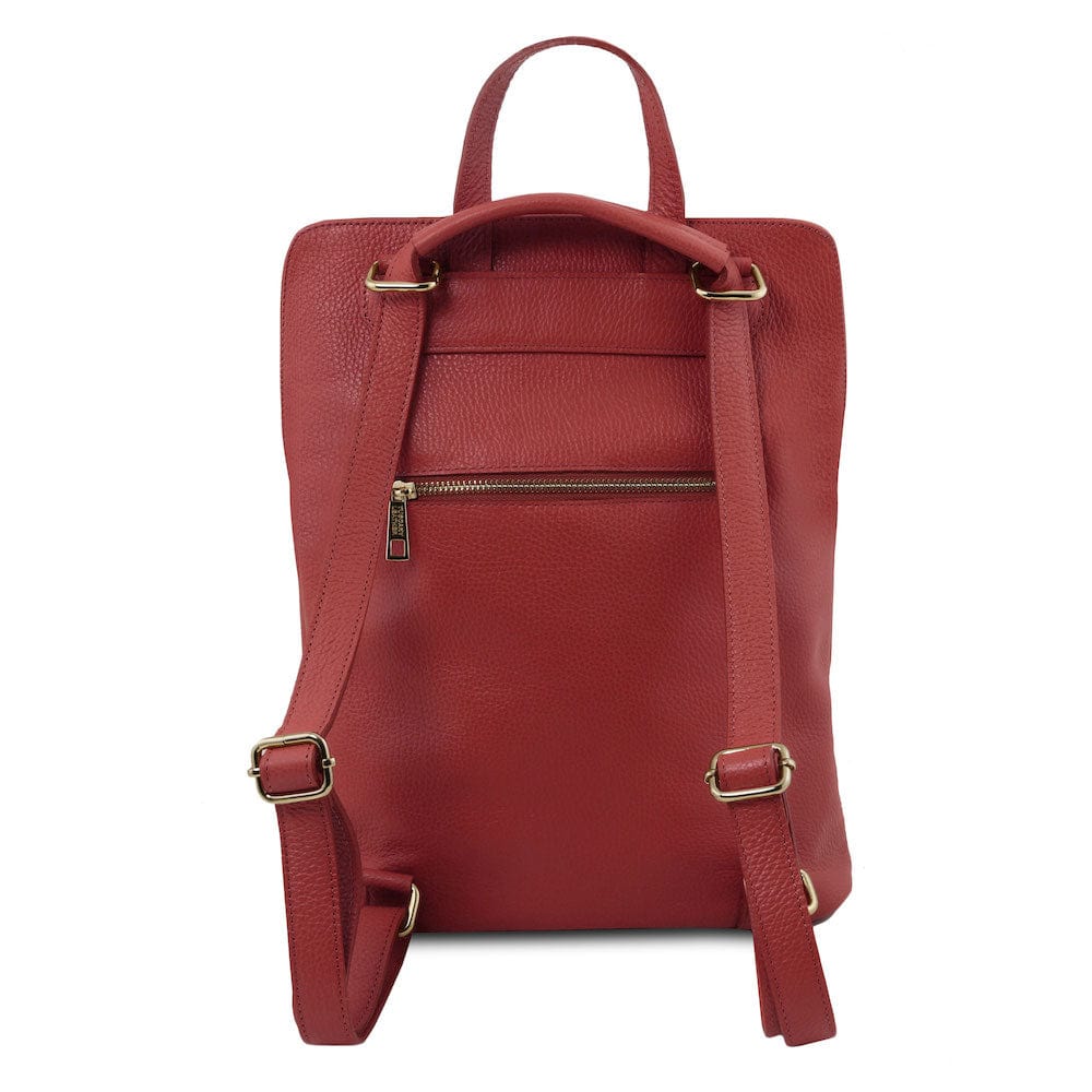 Leren damesrugzakken TL Bag - Damesrugzak van zacht leer - Converteerbare 2-in-1 rugzak/schoudertas | TL141682 San Rocco Italia