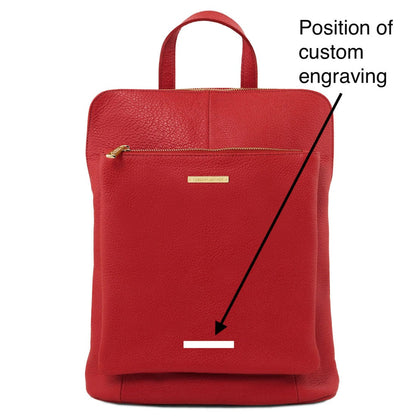 Leren rugzakken voor dames TL Bag - Zachte leren rugzak voor dames, omvormbaar tot 2-in-1 rugzak/schoudertas | TL141682 San Rocco Italia