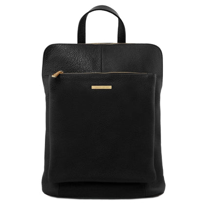 Leren damesrugzakken Zwart TL Bag - Damesrugzak van zacht leer - Converteerbare 2-in-1 rugzak/schoudertas | TL141682 San Rocco Italia