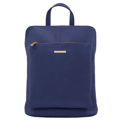 Leren damesrugzakken Donkerblauw TL Bag - Damesrugzak van zacht leer - Converteerbare 2-in-1 rugzak/schoudertas | TL141682 San Rocco Italia