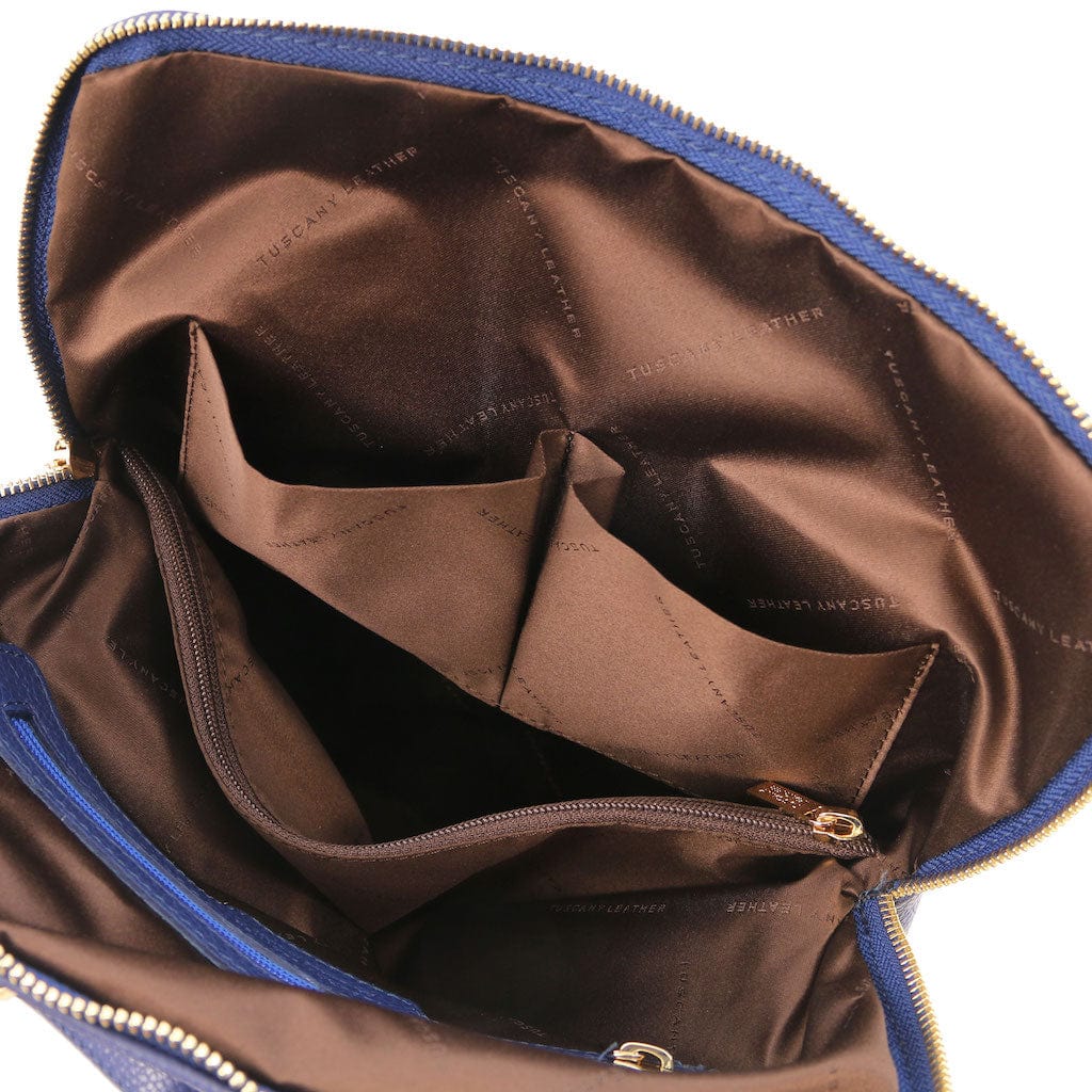 Leren rugzakken voor dames TL Bag - Zachte leren rugzak voor dames, omvormbaar tot 2-in-1 rugzak/schoudertas | TL141682 San Rocco Italia