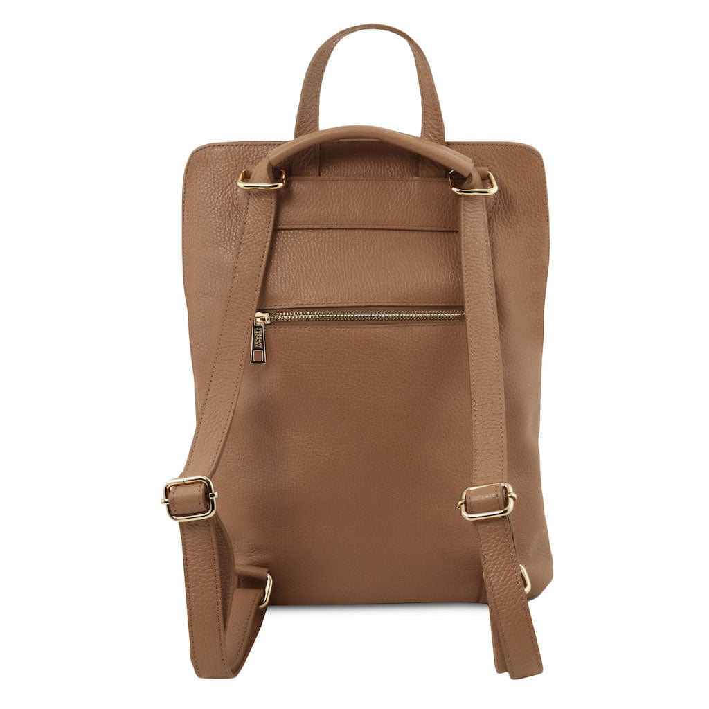 Leren rugzakken voor dames TL Bag - Zachte leren rugzak voor dames, omvormbaar tot 2-in-1 rugzak/schoudertas | TL141682 San Rocco Italia