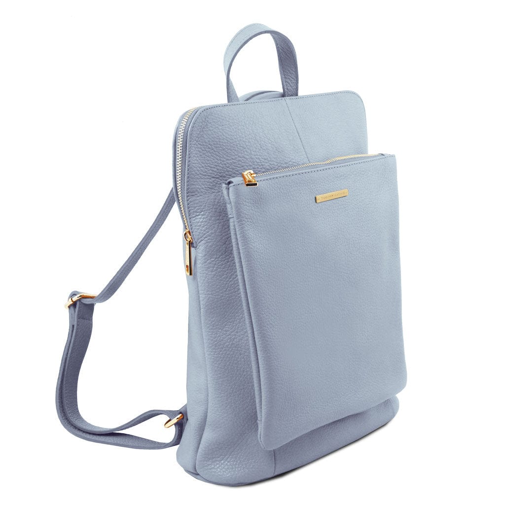 Leren rugzakken voor dames TL Bag - Zachte leren rugzak voor dames, omvormbaar tot 2-in-1 rugzak/schoudertas | TL141682 San Rocco Italia