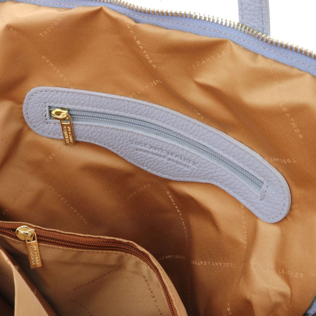 Leren rugzakken voor dames TL Bag - Zachte leren rugzak voor dames, omvormbaar tot 2-in-1 rugzak/schoudertas | TL141682 San Rocco Italia