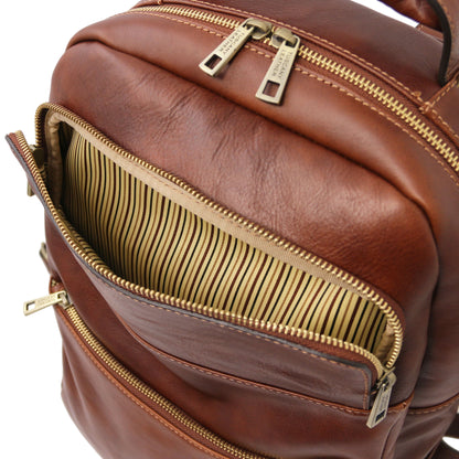 Zaini in pelle Melbourne - Zaino italiano porta computer in pelle | TL142205 San Rocco Italia