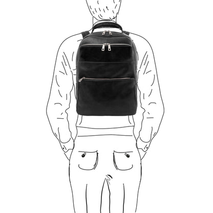 Zaini in pelle Melbourne - Zaino italiano porta computer in pelle | TL142205 San Rocco Italia