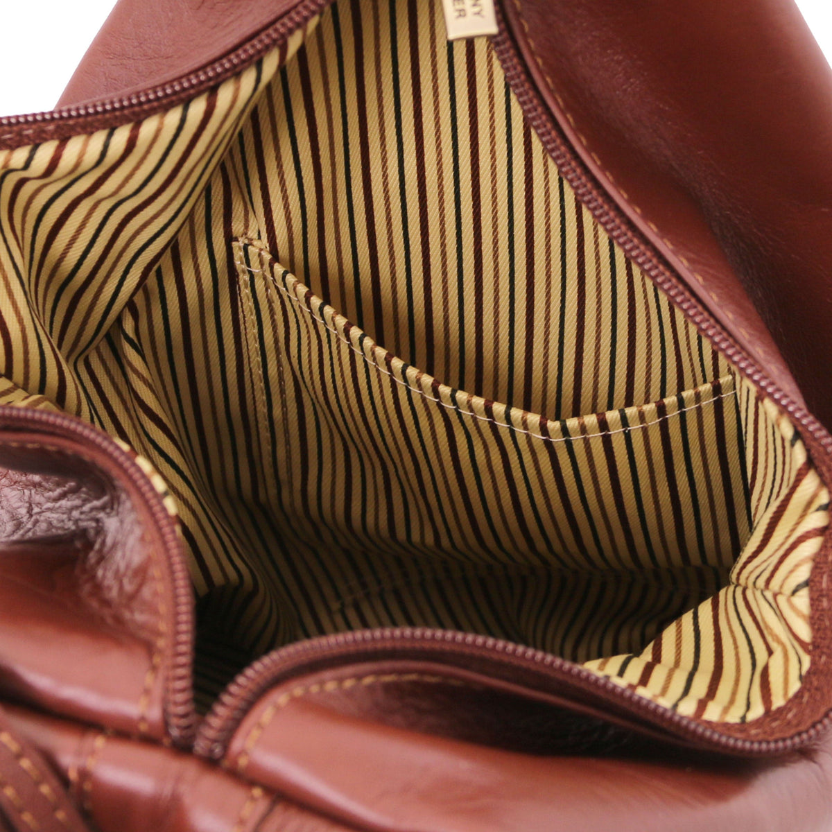 Leather Backpacks Shanghai - Italian leather backpack - full-grain leather | TL140963 San Rocco Italia
