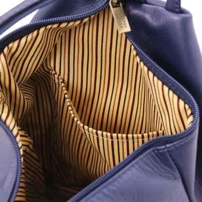 Leather Backpacks Shanghai - Italian leather backpack - full-grain leather | TL140963 San Rocco Italia