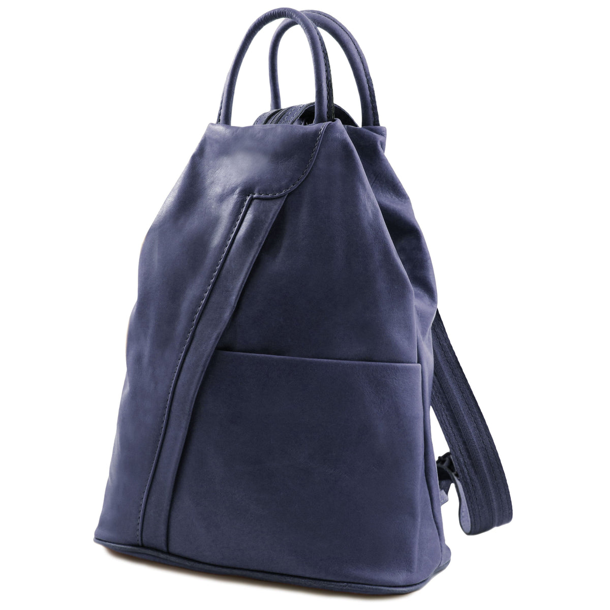 Leather Backpacks Shanghai - Italian leather backpack - full-grain leather | TL140963 San Rocco Italia
