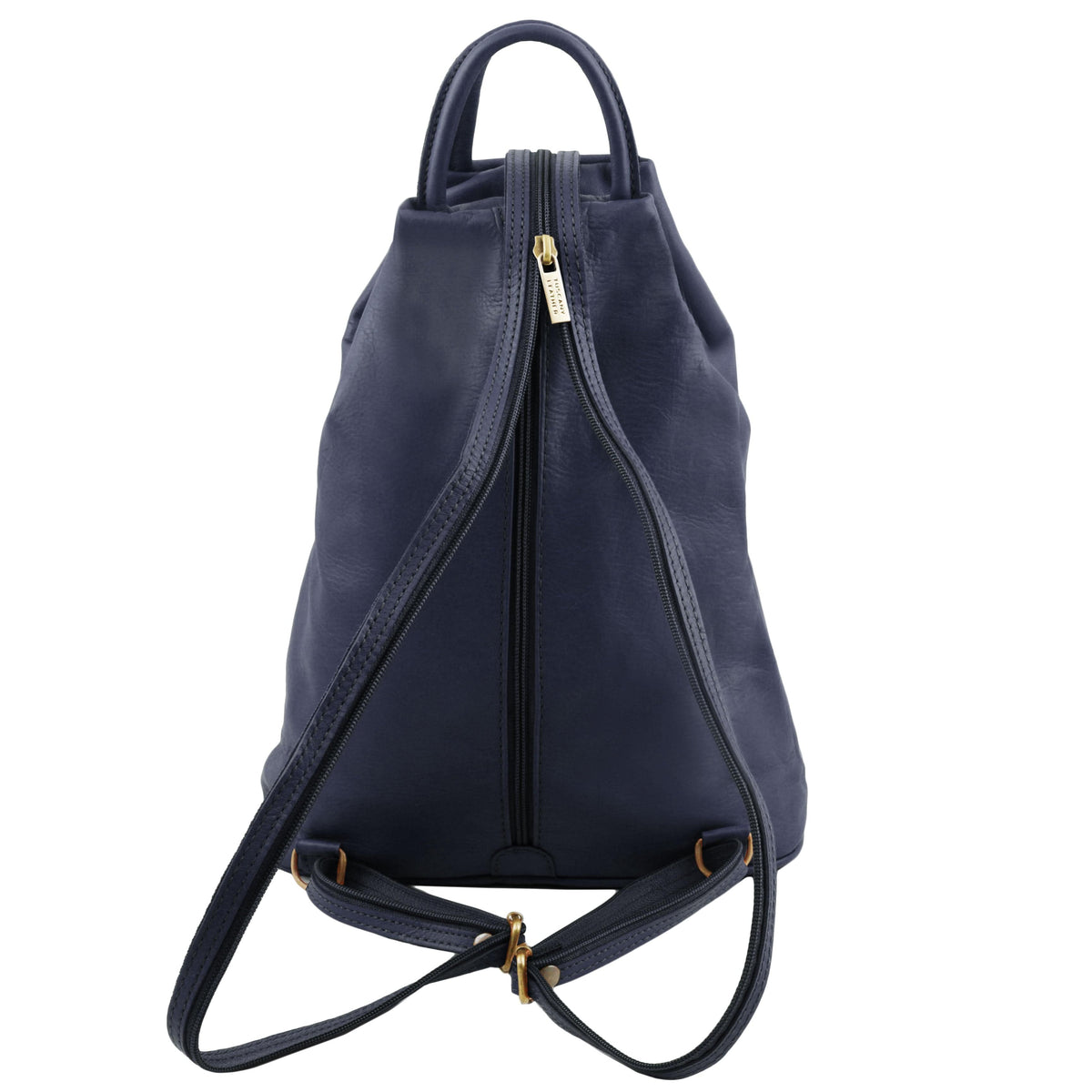 Leather Backpacks Shanghai - Italian leather backpack - full-grain leather | TL140963 San Rocco Italia