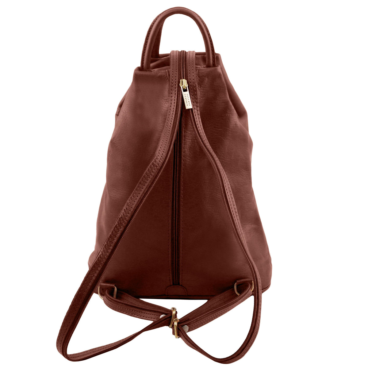 Leather Backpacks Shanghai - Italian leather backpack - full-grain leather | TL140963 San Rocco Italia