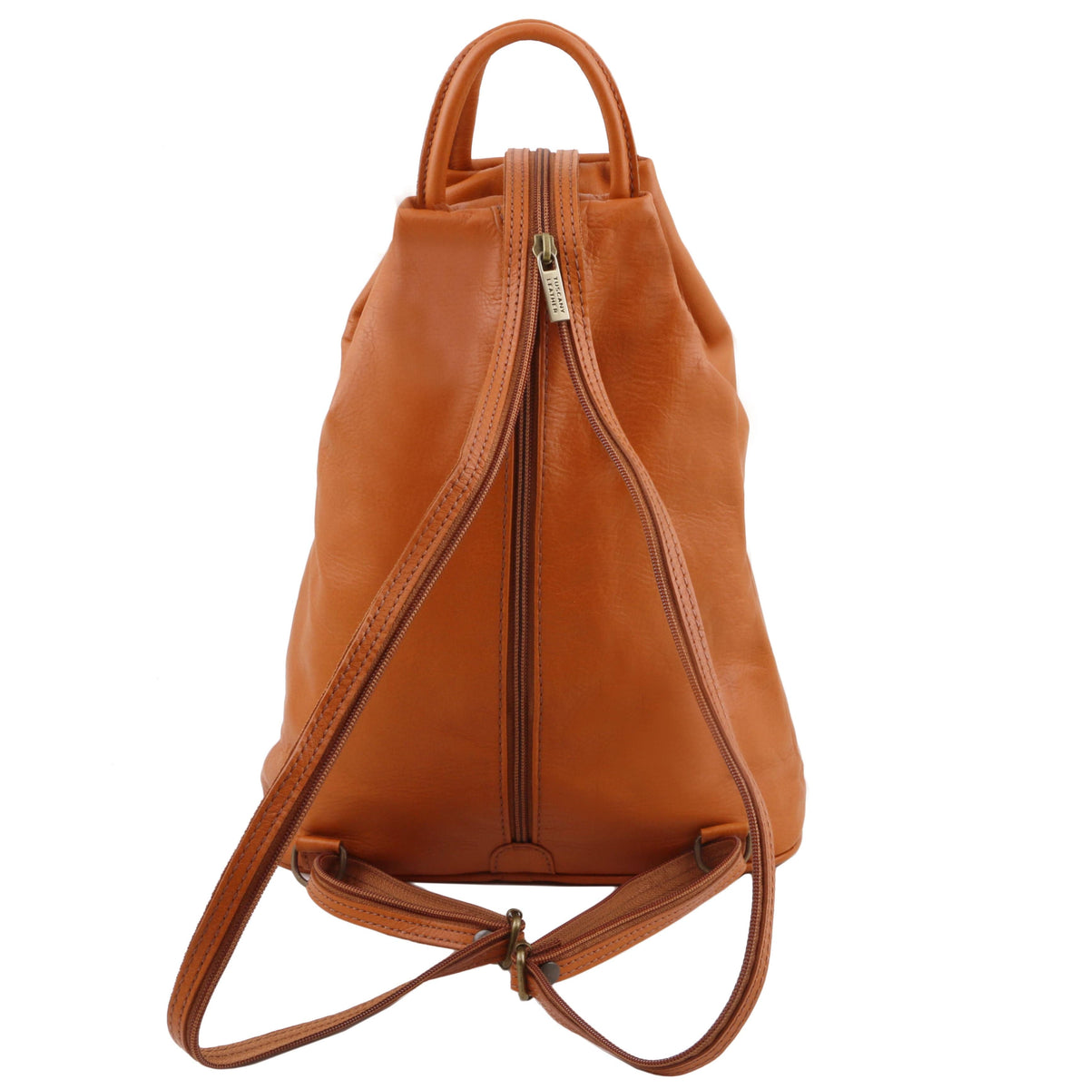 Leather Backpacks Shanghai - Italian leather backpack - full-grain leather | TL140963 San Rocco Italia