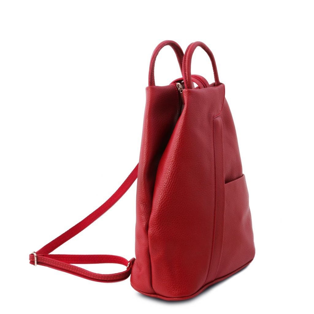 Zaini in pelle Shanghai - Zaino italiano in pelle martellata | TL141881 San Rocco Italia
